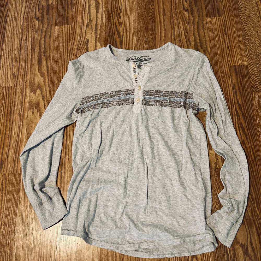 Lucky Brand Bohemian Henley Shirt